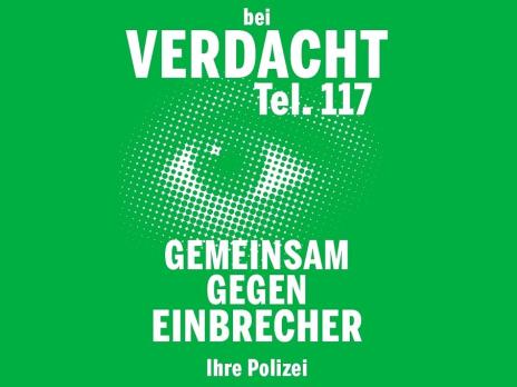 bei VERDACHT Tel. 117