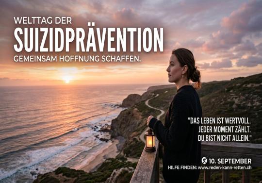 Welttag der Suizidprävention am 10. September 2026