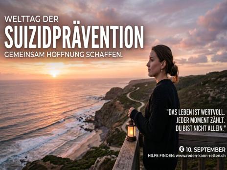 Welttag der Suizidprävention am 10. September 2026